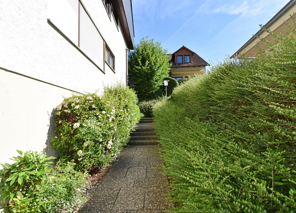 Treppenaufgang zum Hauseingang