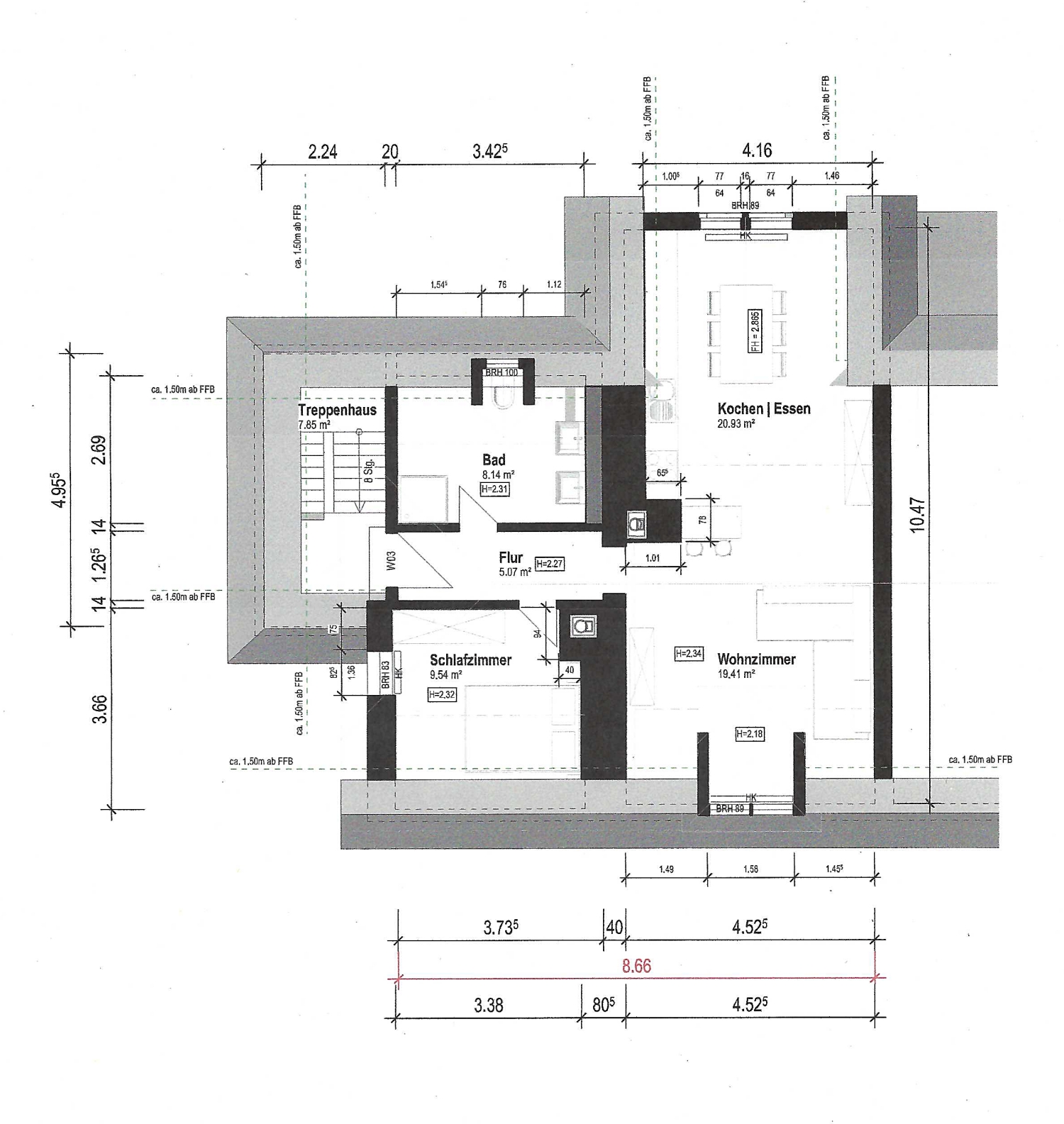 Grundriss Dachgeschoss
