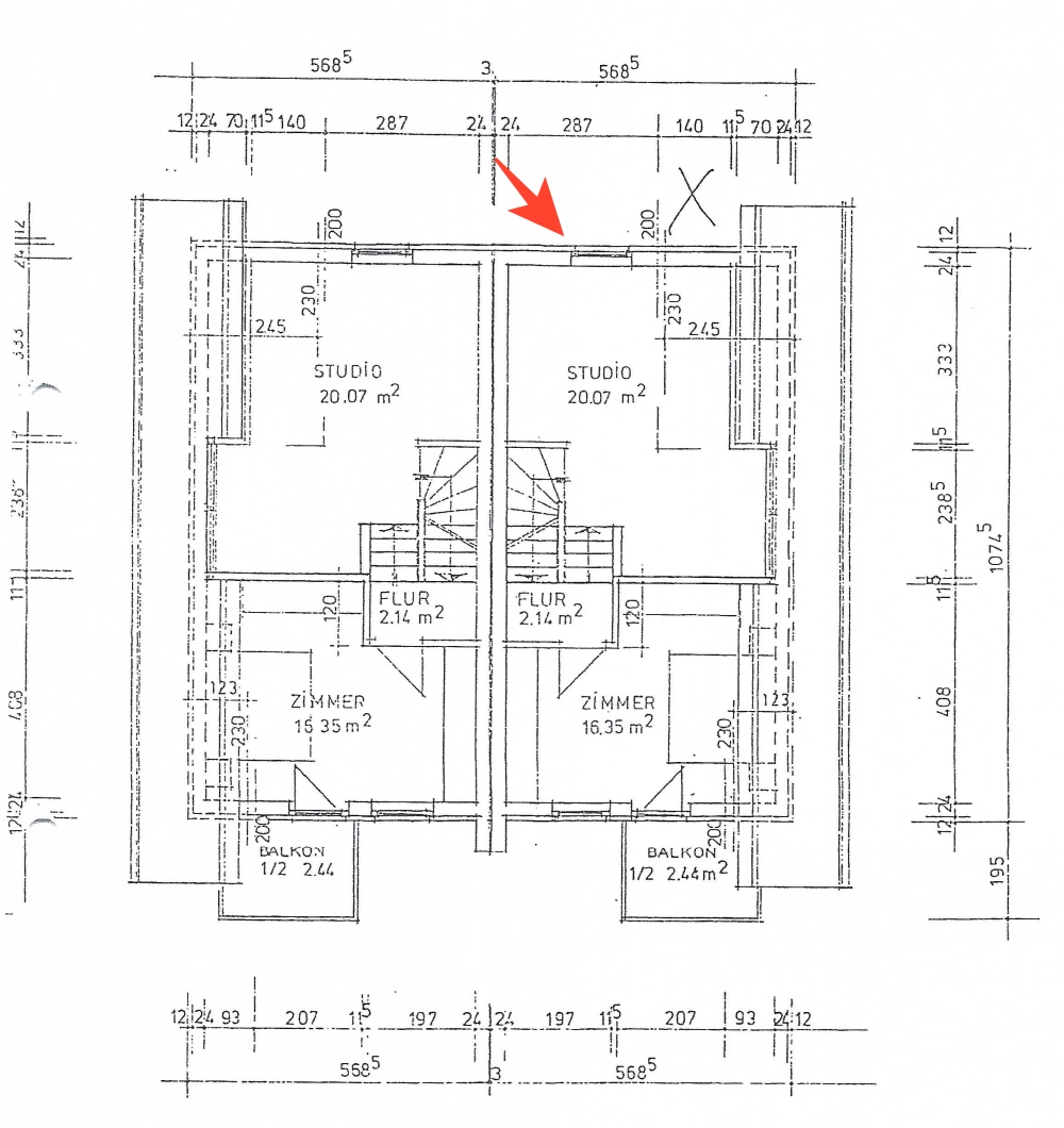 Grundriss Dachgeschoss