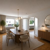 Esszimmer Einrichtungsbeispiel KI