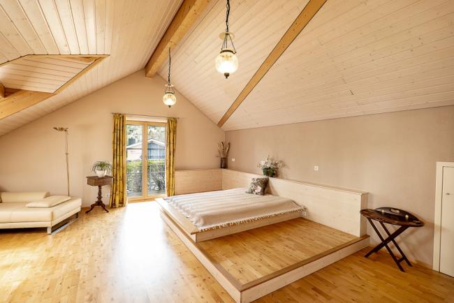 Schlafzimmer (Studio) DG Ansicht