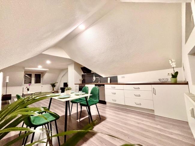 Wohnbeispiel Wohnung DG Wohnen/Essen (Ansicht)